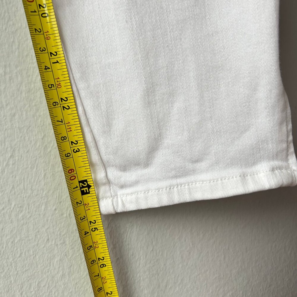 L’AGENCE Andrea Skinny Jeans Women 29 High Rise White Denim - Picture 10 of 10